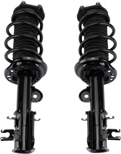 Miniatura 237 de TRQ Conjunto de Amortiguador y Resorte Delantero Cargado con Resorte Helicoidal Pre-ensamblado Compatible con Jeep Cherokee Limited AWD 14-22 Sin