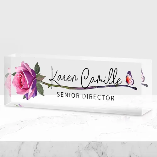 Miniatura 11 de Placa de nombre de oficina personalizada para escritorio, placa de nombre, regalos personalizados para compañeros de trabajo, jefe, profesor