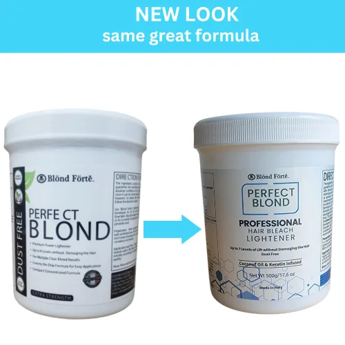 Miniatura 7 de Perfect Blond - Kit de colorante de tinte para el cabello de 17 onzas/1.1 libras + paquete de revelador de 40 vols (polvo aclarador blanco)