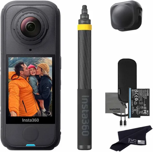 Miniatura 10 de Insta360 X4 Air Extended Selfie Stick Drone View Bundle Cámara de acción 8K 360 más ligera para aventuras épicas El paquete incluye palo selfie
