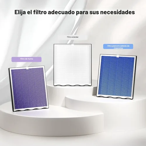 Miniatura 10 de KNKA APH4000 - Purificador de aire para el dormitorio del hogar, habitación grande de hasta 1,695 pies cuadrados en 1 hora, filtro HEPA con Blanco