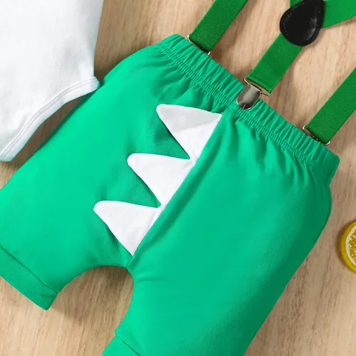 Miniatura 8 de Conjunto de pantalones y tirantes para bebé niño de un primer cumpleaños