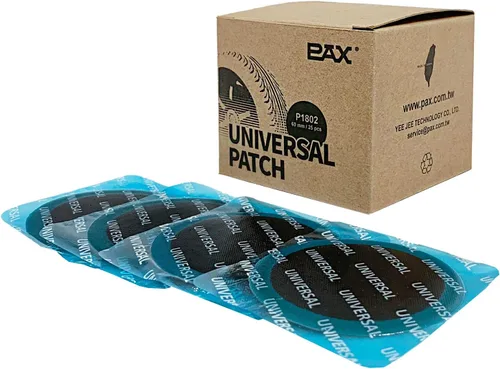 Miniatura 6 de PAX 50 Piezas 32mm Parches Universales Redondos de Reparación de Tubo y Neumático, para Neumáticos Radiales y de Capas de Polarización, Motocicleta