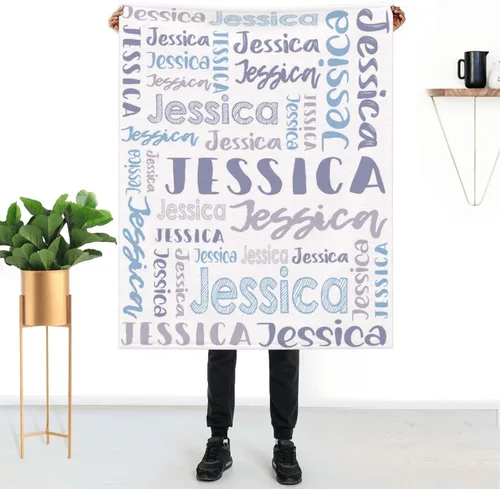 Miniatura 37 de Mantas de bebé personalizadas para niñas y niños con nombre, mantas de bebé personalizadas con nombre, mantas personalizadas para niños, artículos