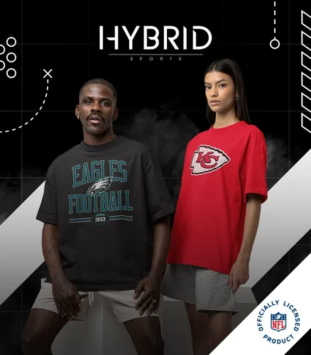 Miniatura 5 de Hybrid Sports NFL - Distressed Team Logo - Officially Licensed Adult Short Sleeve Fan Tee for Men & Women Los Angeles Rams - Azul real