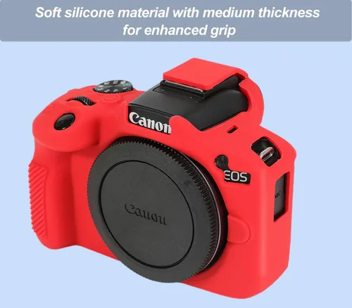 Miniatura 5 de Pocoukate Funda para cámara Canon EOS R50, funda protectora de silicona suave con protector de pantalla EOS R50 Accesorios para Canon EOS R50 Funda