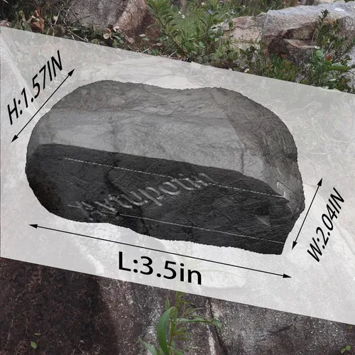 Miniatura 5 de Ocultador de llaves de repuesto – Oculta fácilmente una llave en el exterior con este diseño de piedra de aspecto real, perfecto como ocultador