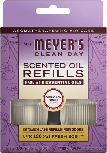 Miniatura 12 de MRS. MEYER'S Clean Day - Difusor de aceite perfumado premium, ambientador de pared enchufable, dispositivo de aroma aromatéutico para el hogar