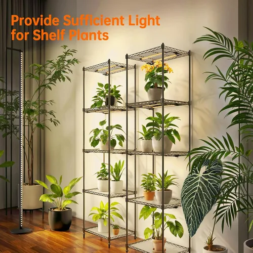 Miniatura 3 de Bstrip Luz de cultivo de pie para plantas de interior, luz de crecimiento vertical con 3 modos de luz, iluminación amplia y regulable, luces