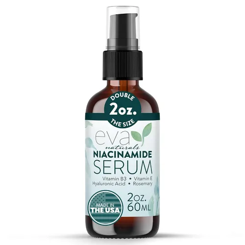 Miniatura 14 de Eva Naturals Paquete de suero Firm & Glow - Sueros de vitamina C, péptidos y niacinamida - Juego de suero facial antienvejecimiento para arrugas