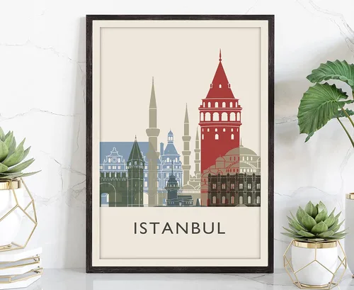 Miniatura 21 de Póster de ilustración de Lisboa, póster de horizonte de Lisboa Portugal, impresión de paisaje urbano y monumento, arte de pared para el hogar