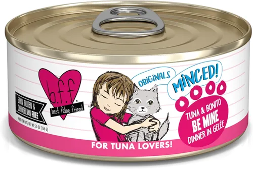 Miniatura 10 de Weruva BFF - Comida húmeda natural picada para gatos, atún y tilapia en pareja en gelatina, lata de 3 oz, paquete de 24