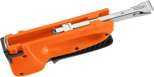Miniatura 9 de Swanson Tool Co STA653B Unitacker 3 en 1 Pistola de grapas de plástico multifunción; funciona con grapas ligeras (JT21) y se envía con 100 grapas