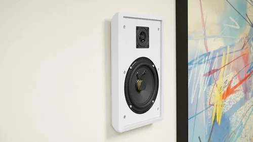 Miniatura 7 de Rockville 2 RockSlim Blanco Altavoces de Cine en Casa de 13,3 cm, 240w, Montaje en Pared, Altavoces delgados Fáciles