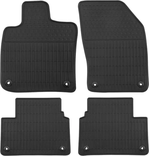 Miniatura 17 de Alfombrillas de coche a medida para Volvo XC60 2018-2025 (No para híbrido) T5 T6 Momentum, alfombrillas de goma negras para auto, protección