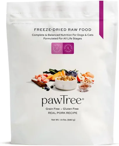 Miniatura 6 de pawTree Alimento crudo liofilizado para perros y gatos. Nutrición rica en nutrientes, totalmente natural, completa y equilibrada. Carne real