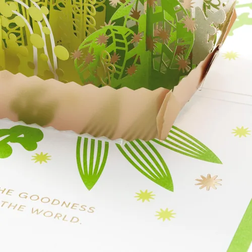 Miniatura 6 de Hallmark Signature Paper Wonder - Tarjeta de agradecimiento emergente, suculentas, tarjeta del día de enfermeras, agradecimiento al profesor, regalo