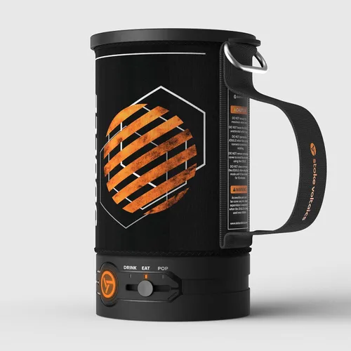 Miniatura 9 de STOKE VOLTAICS Cafetera Percoladora Eléctrica, Hervir Agua y Preparar Té 2-en-1, Cafetera de 3 Tazas, Kit de Té Portátil para Acampar, Viaje