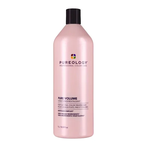 Miniatura 11 de Pureology Acondicionador de volumen puro Para cabello plano, fino y teñido Añade volumen y movimiento Acondicionador ligero Sin sulfatos
