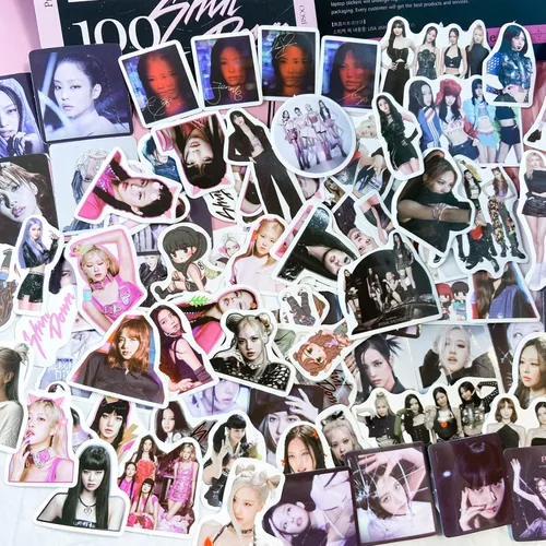 Miniatura 5 de KPOPBP 159 piezas Born Pink Album Caja de regalo Set para fans Blink, mercancía, tarjetas de fotos, decoraciones para cumpleaños y fiestas, cuerdas