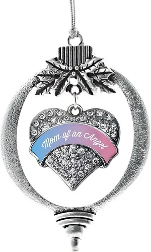 Miniatura 147 de Inspired Silver - Adorno con dije de hermana gemela - Adornos navideños de plata con circonitas cúbicas