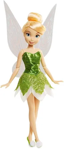 Miniatura 5 de Disney Store Muñeca Clásica Oficial de Disney Princess (Campanita de Peter Pan), 11 Pulgadas, Incluye Cepillo con Detalles Moldeados, Juguete