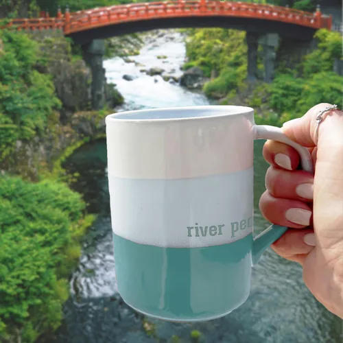 Miniatura 7 de Pavilion River People - Taza de cerámica de 18 onzas para hombre, canoa, aguamarina