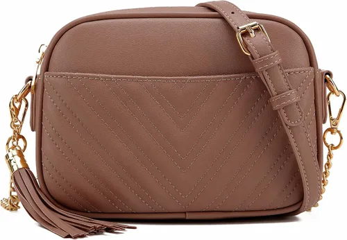 Miniatura 15 de lola mae Bolso bandolera acolchado, bolso de hombro de diseño moderno Shoulder Purse