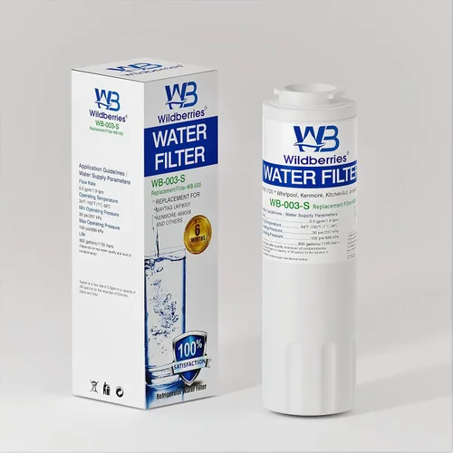 Wildberries UKF8001 Filtro de agua para refrigerador certificado NSF para Everydrop Filter 4, EDR4RXD1, UKF8001, Maytag UKF8001, Whirlpool EDR4RXD1,