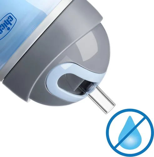 Miniatura 3 de Chicco Taza con tapa abatible y popote 9oz Taza para bebés con aislamiento, cuenta con popote de silicona suave Válvula a prueba de derrames
