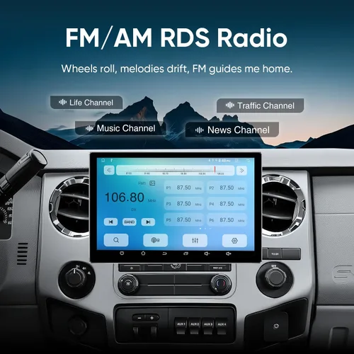 Miniatura 6 de Actualización de radio de coche de 11.5 pulgadas para Ford F150 Car Stereo 2004~2008, F250/F350/450 2008~2016 con CarPlay inalámbrico y Android
