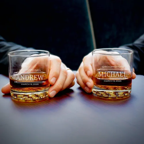 Miniatura 9 de Juego de presentación de decantador de whisky personalizado