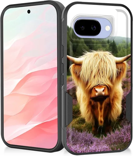 Miniatura 95 de Funda para Pixel 7a, resistente de doble capa híbrida de policarbonato duro de goma suave a prueba de golpes para Google Pixel 7A 6.1 pulgadas