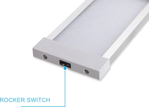 Miniatura 4 de Raycharm Lámpara de luz interior LED para RV, camioneta y gabinete de 10.2" x 4.9", montaje en superficie, haz difuso uniforme de color blanco frío