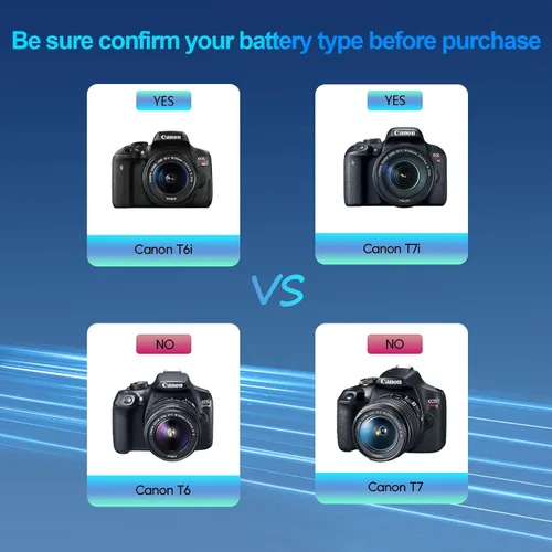 Miniatura 8 de Artman LP-E17 - Paquete de 3 baterías de 1300 mAh y cargador LCD de 3 ranuras para Canon EOS R50 R8 R10 RP R100, Rebel T8i T7i T6i T6s SL2 SL3, EOS