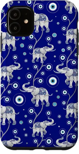 Miniatura 8 de Funda con dije de elefante de mala suerte para iPhone 17