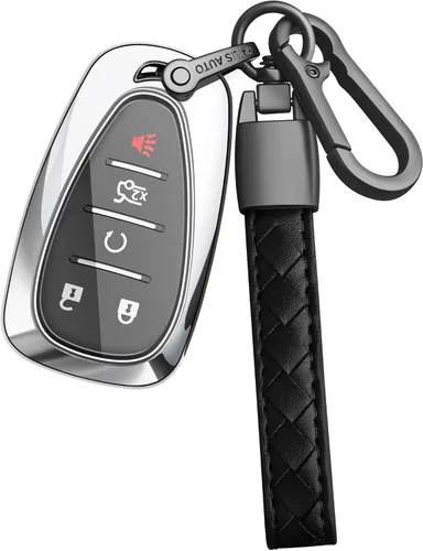 Miniatura 8 de Funda para llavero Chevrolet con llavero de TPU suave, protección completa, compatible con Chevrolet 2016-2025 Chevy Malibu Camaro Cruze Traverse