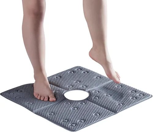 Webos Alfombrilla de Bañera Antideslizante: Alfombrilla de Baño y Ducha de Espuma de Seguridad Suave para Tina Adecuada para Familias 21 X 21