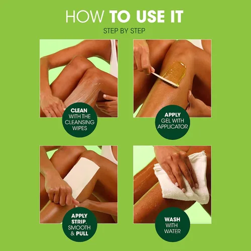 Miniatura 4 de Nad's gel para remover bellos sin calor, kit de 6 oz (170 g).