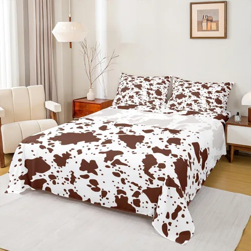Miniatura 12 de Erosebridal Groovy Flower Sábanas de Cama Fiesta de los 70s Juegos de Sábanas Tamaño Individual Sábanas Florales Arcoíris Juegos de Sábanas y Fundas