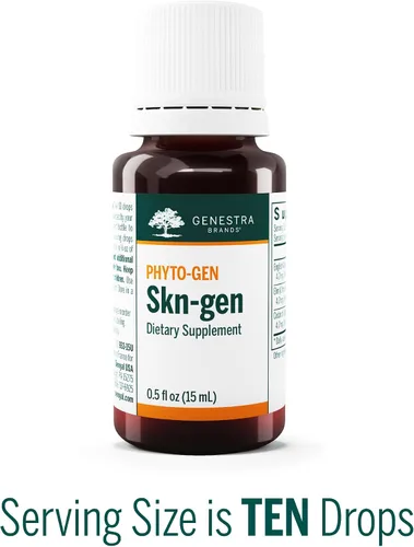 Miniatura 3 de Genestra Brands Skn-gen Suplemento de hierbas de nuez inglesa, olmo y cedro del Líbano 0.5 onzas líquidas