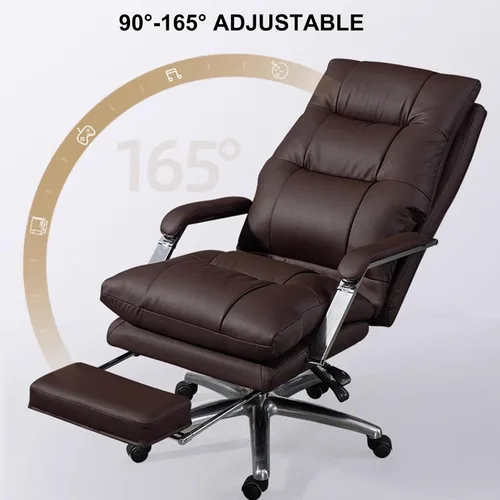 Miniatura 3 de Sillas de computadora para el hogar, silla ejecutiva de oficina con reposapiés, silla reclinable para computadora, silla ergonómica de escritorio