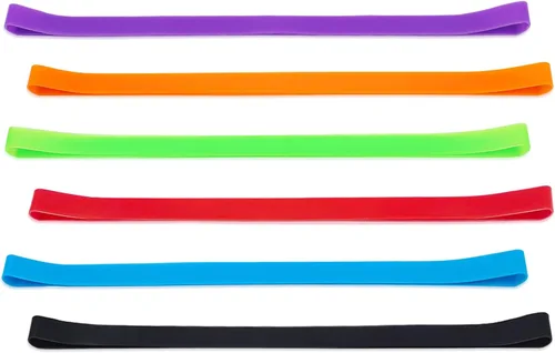 Paquete de 6 bandas de toalla para silla de playa, bandas de goma resistentes al viento para toallas de playa, soporte de silicona elástico colorido