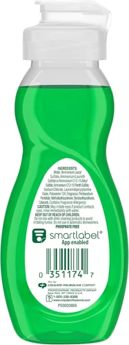 Miniatura 2 de Palmolive Jabón líquido para lavar platos, jabón de viaje, aroma original, verde, botella de 3 onzas líquidas (caja de 72) - Total de 216 onzas