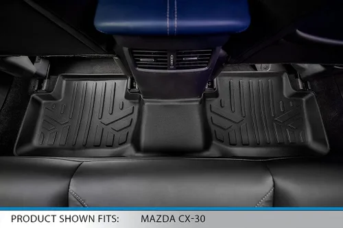 Miniatura 4 de SMARTLINER Juego de forros de 2 filas para todo tipo de clima, compatible con Mazda CX30 2020-2025
