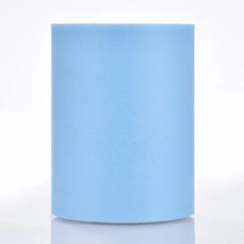 Miniatura 3 de Rollos de tul de 6 pulgadas por 100 yardas (300 pies) de tela de carrete de tul para bricolaje, faldas tutú, bodas, baby shower, manualidades