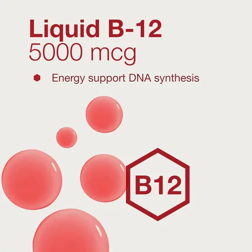 Miniatura 4 de PROTOCOL FOR LIFE BALANCE Liquid B-12 5,000mcg - Soporte del sistema nervioso - con vitaminas B - Líquido de vitamina B vegano y sin lácteos - 4