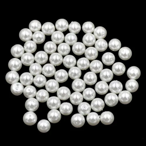 Miniatura 24 de AD Beads 200 cuentas redondas lisas de cristal rojo burdeos de 0.118 pulgadas para collares, pulseras, aretes, joyería, manualidades, diseño