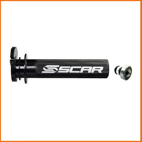 SCAR Tubo acelerador de aluminio con rodamiento compatible con KTM SX SXF EXCF EXC TPI 125 250 300 350 450 500 16-26 HUSQVARNA TC TX TE FC FE FX 501