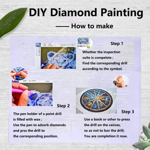 Miniatura 7 de VAIIEYO Kits de pintura de diamantes para adultos, Navidad, kit de arte de diamantes 5D para principiantes, pintura de bricolaje con diamantes